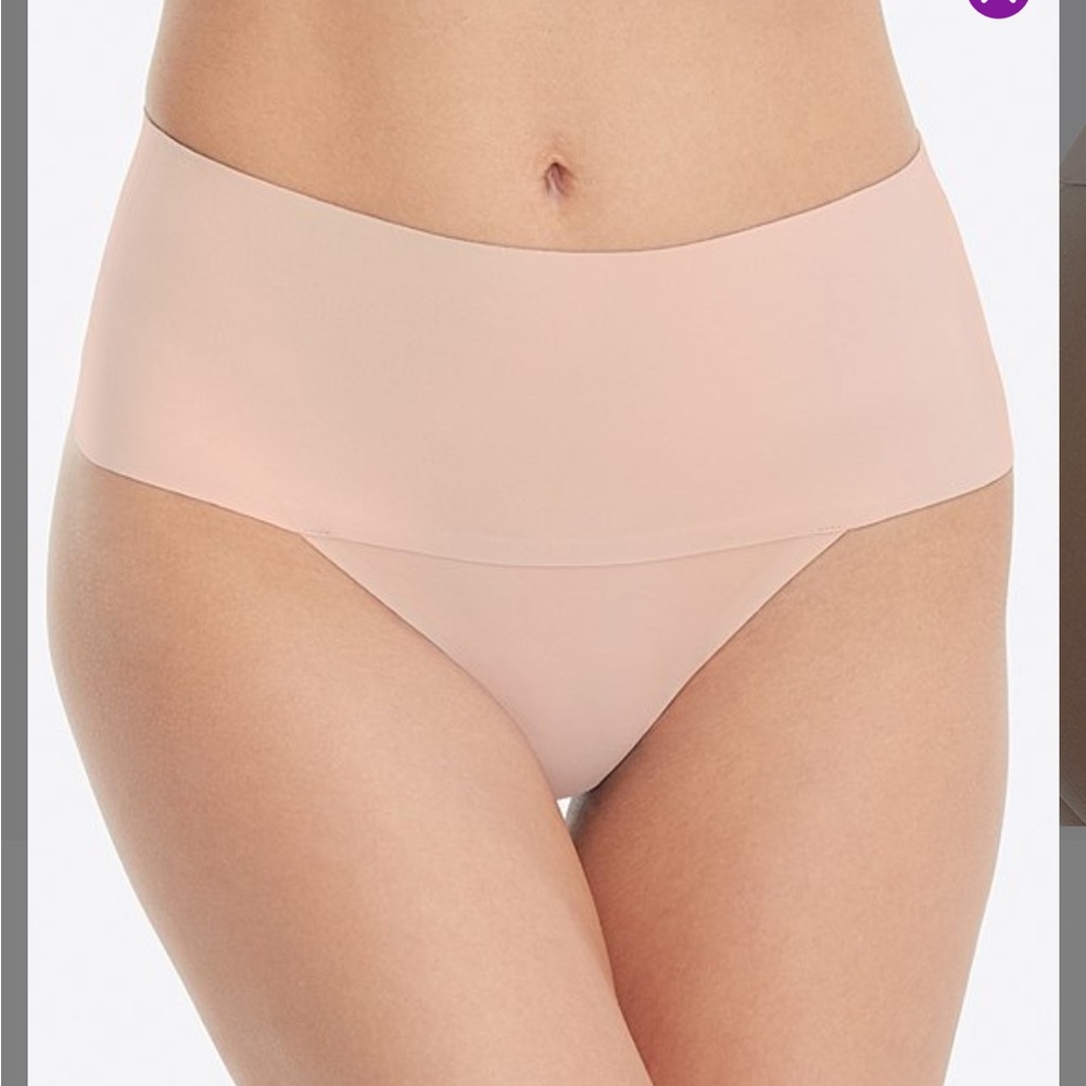 Spanx Undie-tectable Thong in Vintage Rose